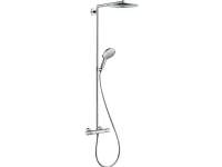 HANSGrohe Raindance Select S300 1Jet brusesystem, termostat til vægmontering, vandret Ø460mm brusearm, Ø120mm håndbruser og Ø300mm hovedbruser