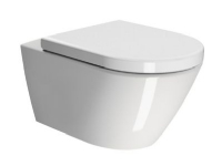GSI Kube X vægtoilet 55x35cm - Med Swirlflush skylleteknik og antibakteriel glasur