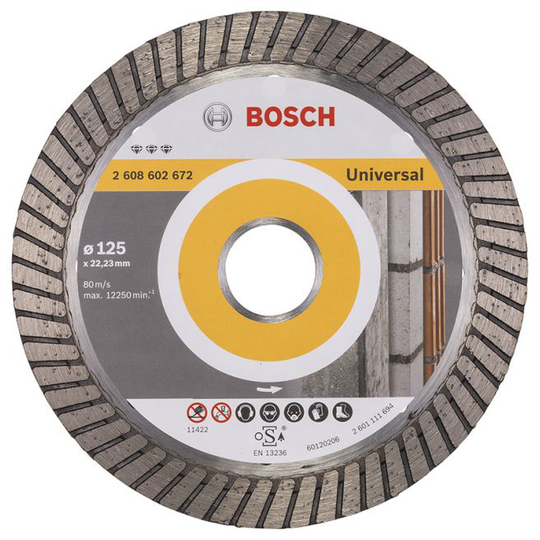Bosch Diamantskive 125mm Best Universal Turbo - 2608602672