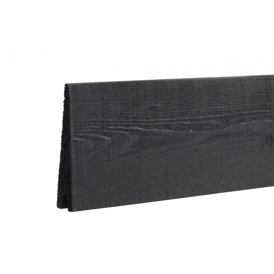 Plus Klink profilbræt 27/9x140mm x177cm - imp. sort