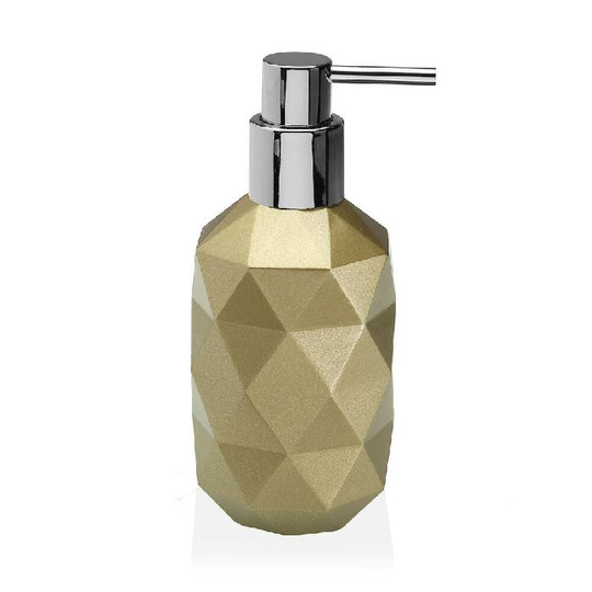 Sæbedispenser Diamond Gul Plastik Harpiks (7,7 x 17,8 x 7,7 cm)