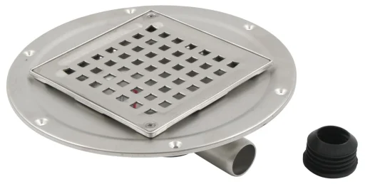 Blücher Miniafløb type 381 t/Beton og Klinkegulve 32 mm m/Membranflange