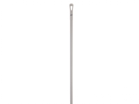 Skaft Ultra hygiejnisk Ø34x1700 mm med Gevind PP Hvid,1 stk