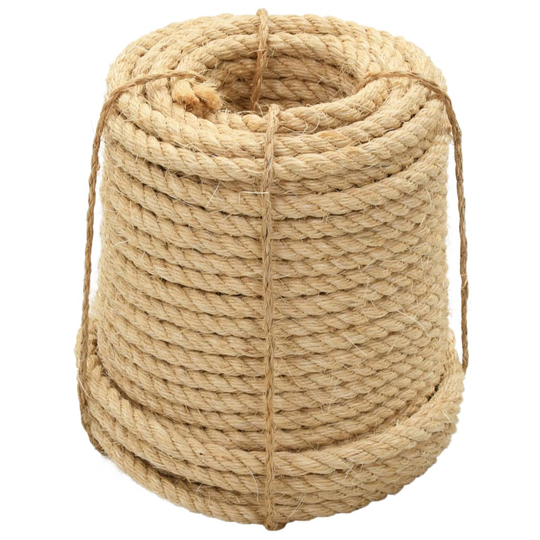 vidaXL reb 100 % sisal 20 mm 100 m