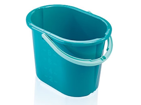 Spand 12liter grøn plast Leif