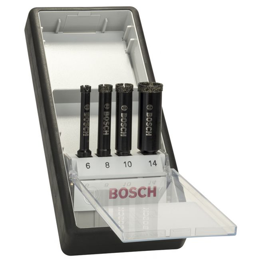 Bosch Diamantborsæt 6-14mm 4 Stk Robustline - 2607019880