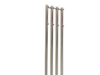 Vertical 4 H.K.rad - KROM-Håndkl.rad.lodret model.1400x351 m/8 kroge