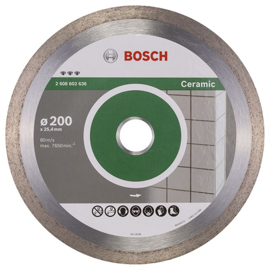 Bosch Diamantskive 200x25,4mm Best Ceramic - 2608602636