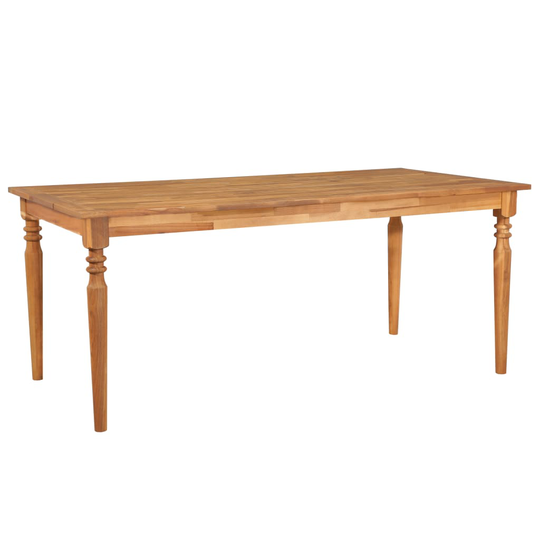 vidaXL spisebord 170 x 90 x 75 cm massivt akacietræ