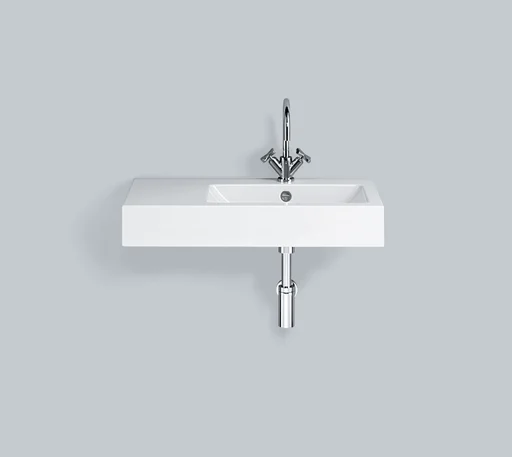 Alape PR series håndvask 80x40,5 cm, højre, glaseret stål