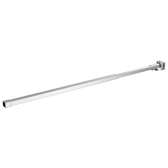vidaXL støttestang til brusevæg 70-120 cm rustfrit stål