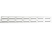 Unidrain rist i 3 mm massiv AISI 304 rustfri stål til ClassicLine ramme - model Stripe i længde 1000 mm