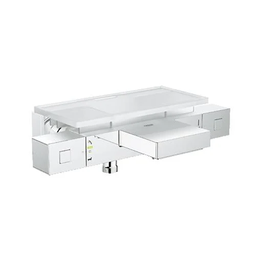 Grohe Cube Kar/termostatbatteri m/tilbehørsbakke, krom