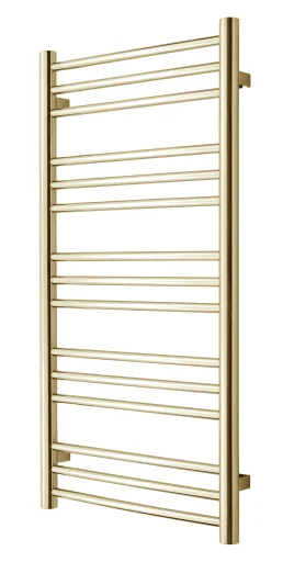 TVS Plus 15 håndklædetørrer t/central-/fjernvarme, 990x500 mm, guld
