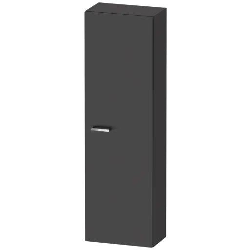 Duravit XBase højskab, 132 cm, højre, mat grafit