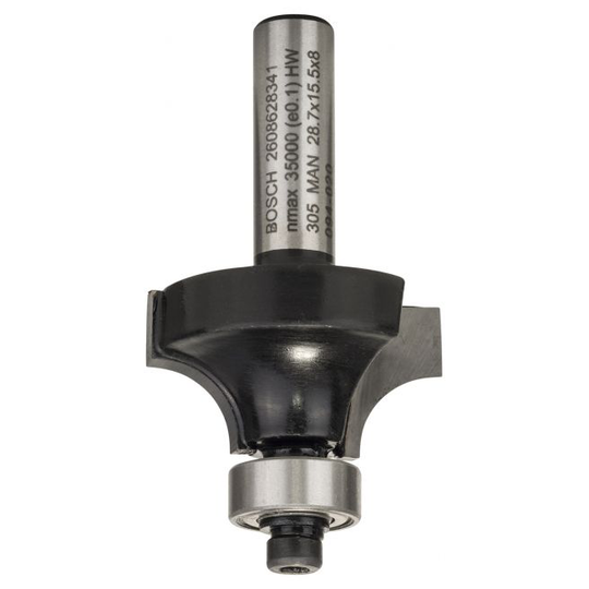 Bosch Fræser Afrund M.kleje Hm 8mm L 16 Mm R 8 - 2608628341