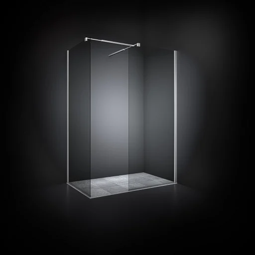 Dansani Match Walk in 87-89 cm pr. væg, Frostet glas/Satin profil - Model 19