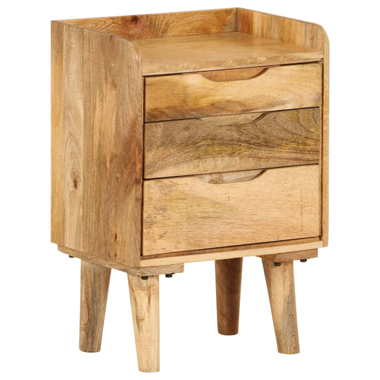 vidaXL sengeskab massivt mangotræ 40 x 30 x 59,5 cm