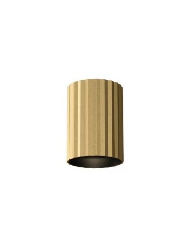DELPHI påbygningsspot i aluminium Ø7 cm 1 x GU10 - Mat guld