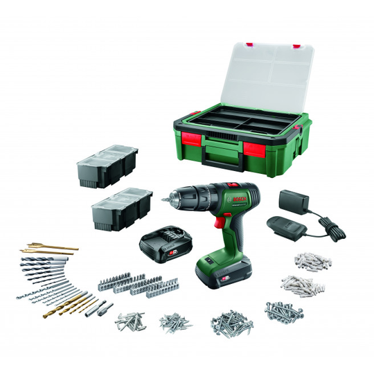 Bosch Akkuslagboremaskine 18V 2x1,5ah S-box - 06039D4103