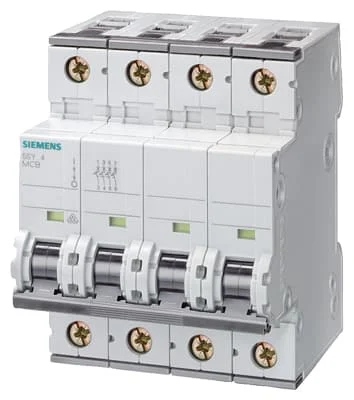 Automatsikring B 40A, 3P+N, 6kA, 5SY6640-6