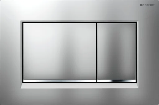 Geberit Sigma 30 betjeningsplade, mat krom/krom
