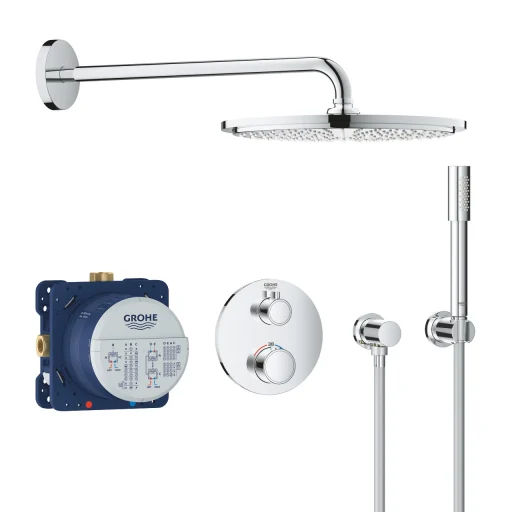 Grohe Grohtherm Rainshower Cosmopolitan 310 brusesystem m/termostat, krom