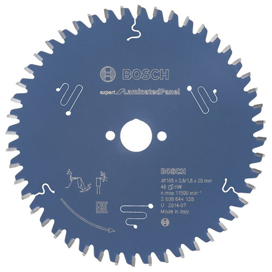 Bosch Rundsavsklinge 165x20x2,6mm 48t Exp Laminated - 2608644128
