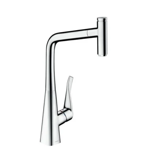 Hansgrohe Metris Select 320 køkkenarmatur m/udtrækstud, krom