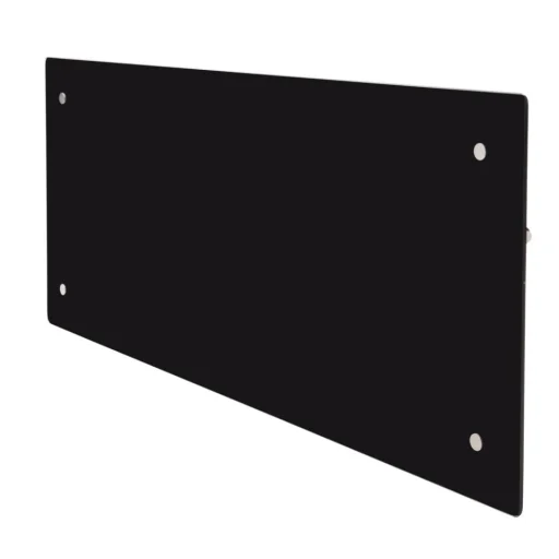 Adax Clea H El-radiator med termostat og WiFi 800W/400V, Sort glas - 10 m²