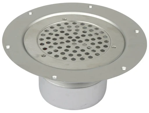 Blücher Gulvafløb t/Vinyl 110 mm Lodret Udløb