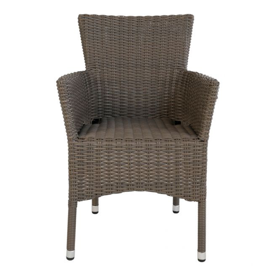 Spisebordsstol Havestol i kubu grey polyrattan - 7001123