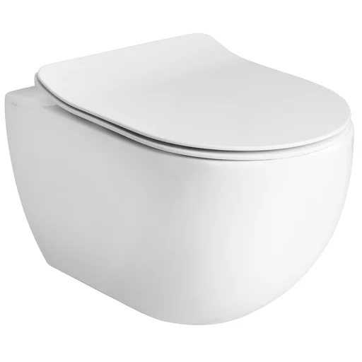 Lavabo Glomp væghængt toilet, rimless, hvid