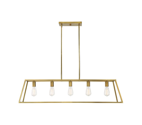 Denton 5 Loftlampe 112 x 30 cm - Varm messing