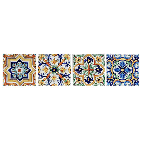 Dækkeserviet DKD Home Decor Kork Dolomite Flise (20 x 20 x 1 cm) (4 enheder)