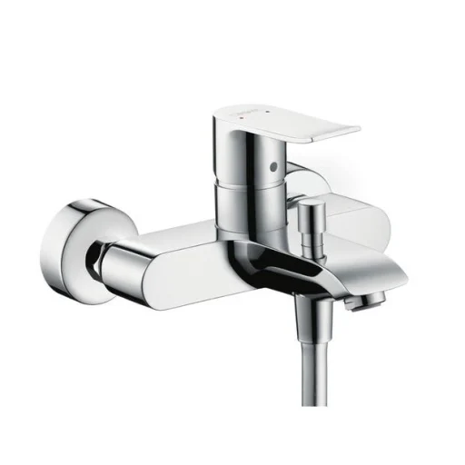 Hansgrohe Metris kar-/brusebatteri, krom