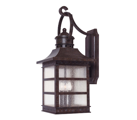 Seafarer 3 Væglampe H54 cm - Rustik bronze/Svag creme med dråbe effekt