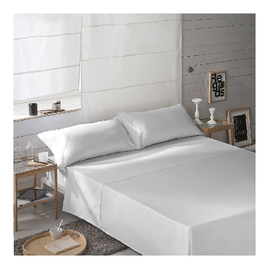 Toplagen Naturals Hvid (210 x 270 cm) (Seng 135/140)