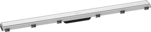 Hansgrohe Raindrain Match afløbsrende, fliser, 1000 mm, hvid glas
