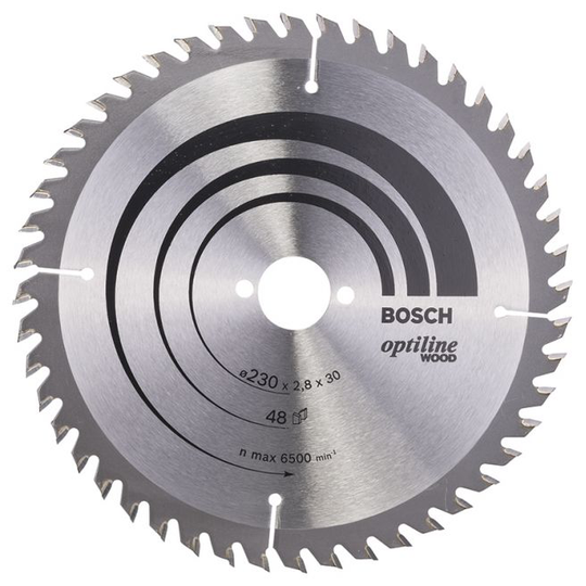 Bosch Rundsavsklinge.optiline 230x2,8x30 Mm 48 Tdr - 2608640629