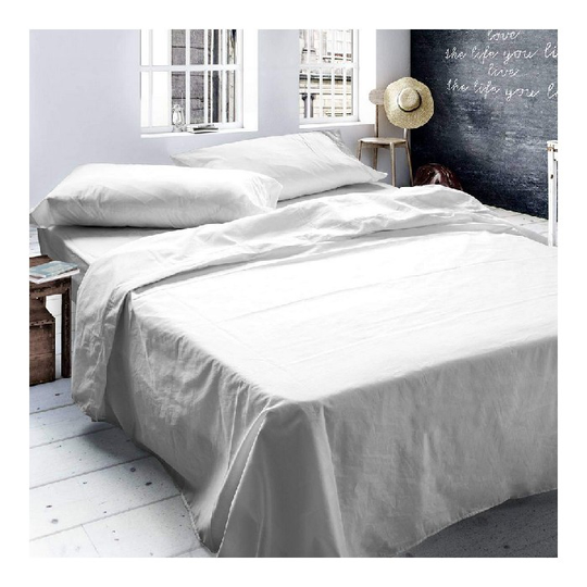 Toplagen Naturals Tencel Hvid (Seng 135)