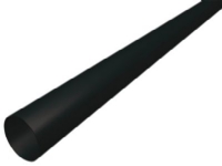 Prefa nedløbsrør 0,7X80mm, 3m - Sort RAL9005. Tages ikke retur. ERSTATTES AF 275850440