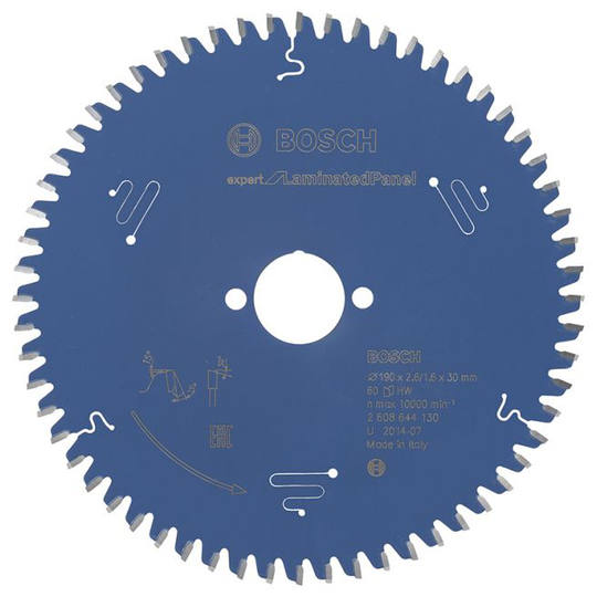 Bosch Rundsavsklinge 190x30x2,6mm 60t Exp Laminated - 2608644130