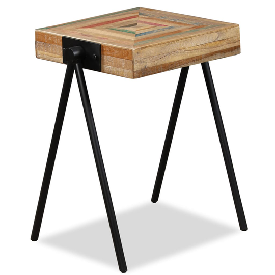 vidaXL sidebord massiv genbrugstræ teak