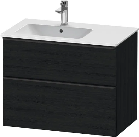 Duravit D-Neo underskab, 81x46,2 cm, venstre, sort eg