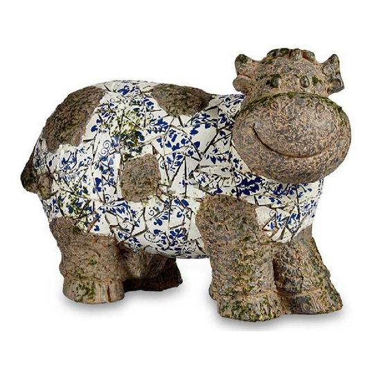 Decorative Figure for Garden Mosaik Ko Polyesterharpisk (18,5 x 33,5 x 46,5 cm)