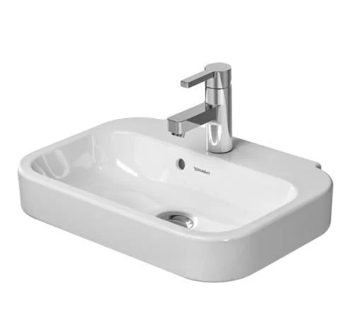 Duravit Happy D.2 håndvask m/afrundet bagkant 50 cm