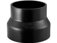 110 x 56 mm Reduktion centrisk sort PEH Geberit