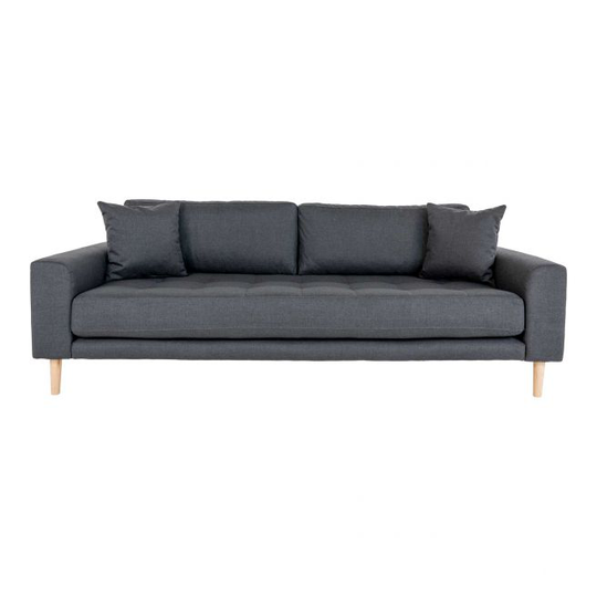 Sofa i mørkegrå med to puder HN1002 - 1301440