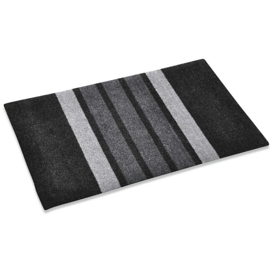 Clean Carpet Designer 582713 Bredstrib Grå 80cmx7mmx50cm
